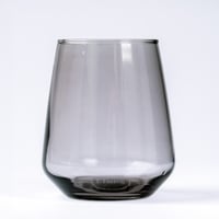 【CA001gy】CHIPS glass. -CLEAR- GRAY