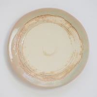 【M038cl】パンとごはんと...  艶釉の器 PLATE M clear