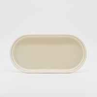 【SM004wh】Smith Stacking Oval Plate -vanilla-