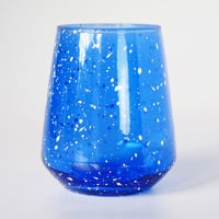 【CA002nw】CHIPS glass. -SPLASH- NAVY-WHITE
