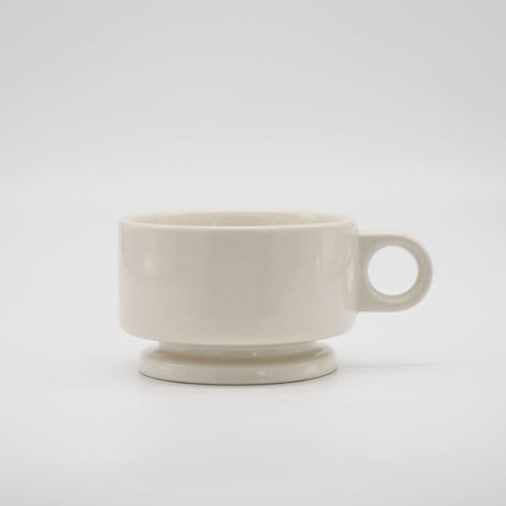 【SM002wh】Smith Stacking Footed Soup Mug -white-