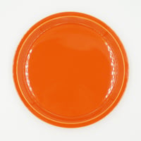 【CP011】CHIPS plate. -L- SOLID COLOR orange