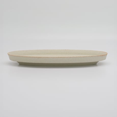 【M068wh】パンとごはんと... 盛りやすい器 - 長皿 -  OVAL PLATE L ホワイト