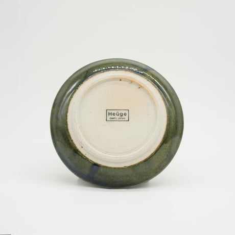 【H005ob】Heuge PLATE S oribe（五寸深皿 織部）