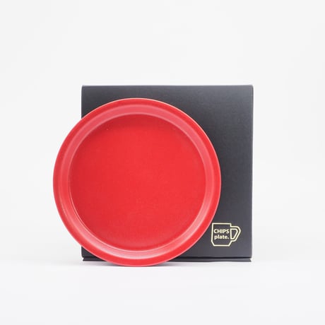 【CR001rd】CHIPS plate. -S- MAT red
