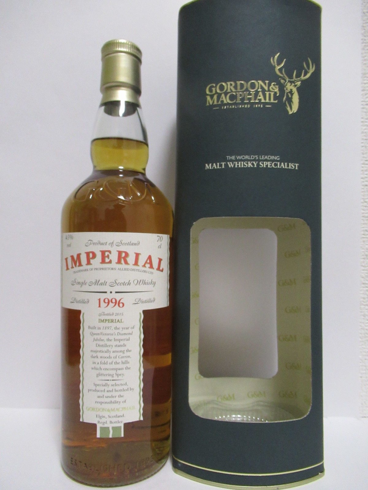 インペリアル 20年 Imperial 1996 Gordon & MacPhail | MA