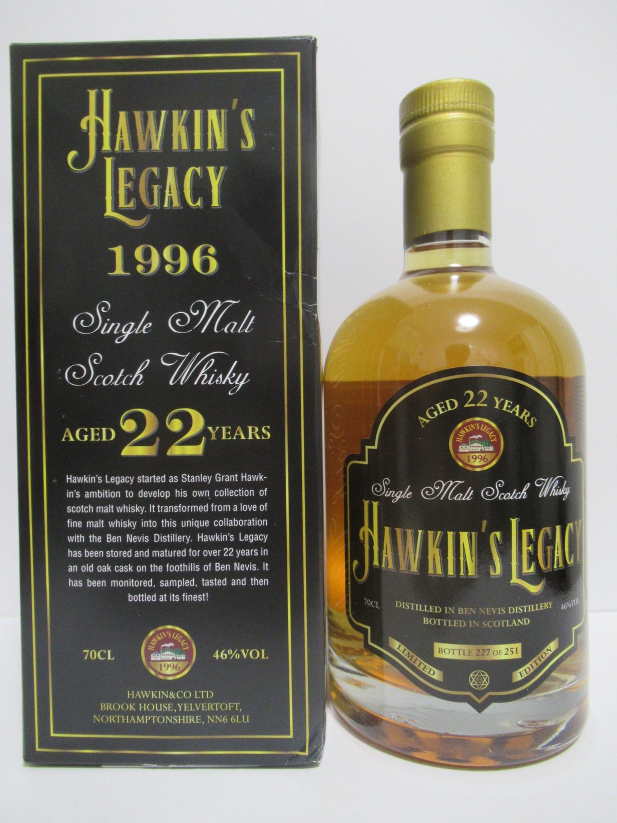 Ben Nevis - 22 Year Old (1996) Hawkin's Legacy