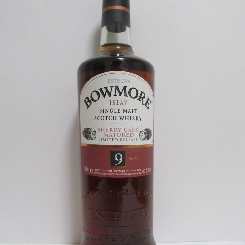 ボウモア9年 シェリーカスク Bowmore 9 Year Old Sherry Cask 4 ボウモア9年 シェリーカスク Bowmore 9 Year Old Sherry Cask 4