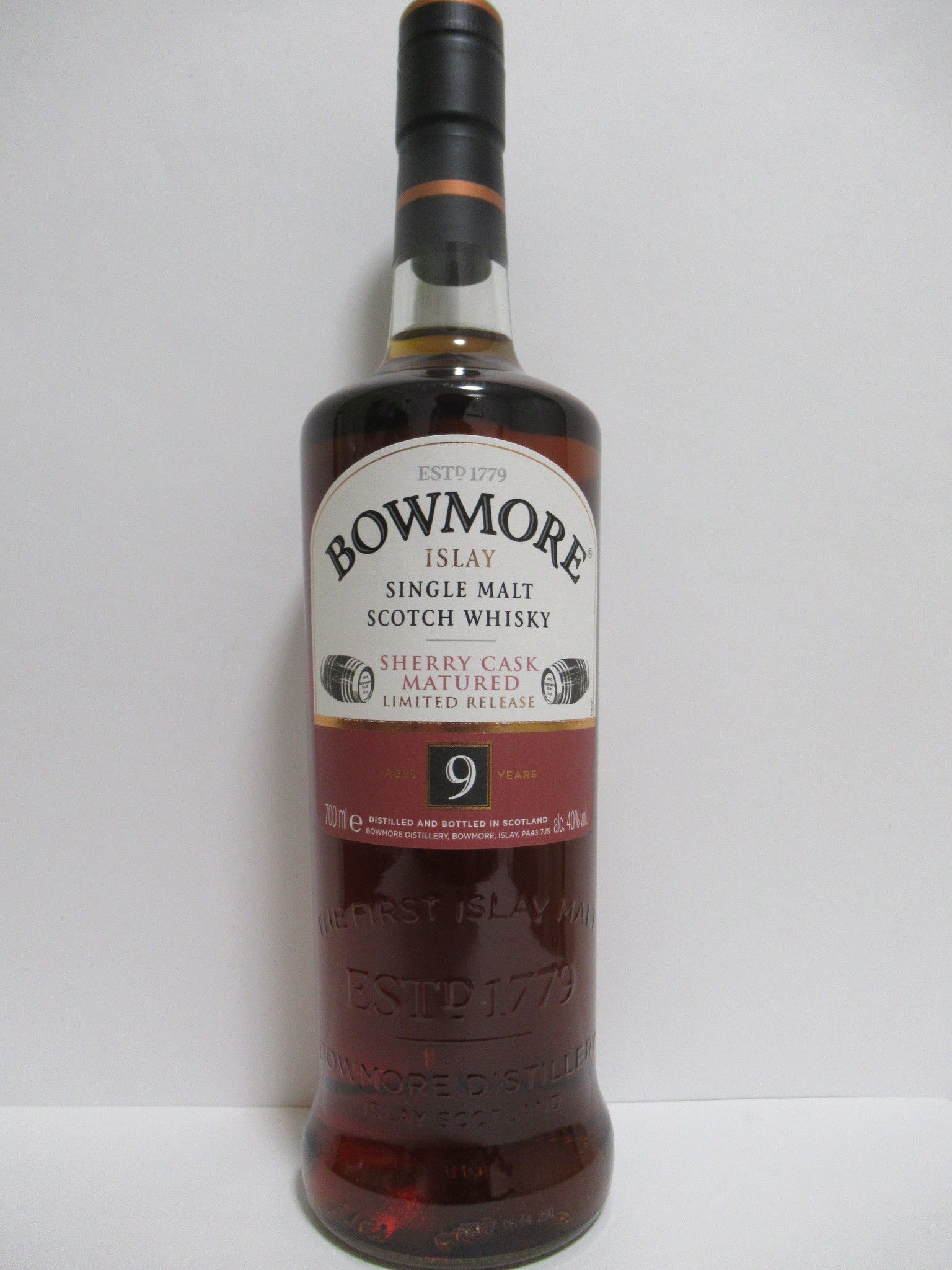ボウモア9年 シェリーカスク Bowmore 9 Year Old Sherry Cask 4