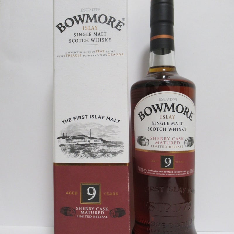 ボウモア9年 シェリーカスク Bowmore 9 Year Old Sherry Cask 4 ボウモア9年 シェリーカスク Bowmore 9 Year Old Sherry Cask 4
