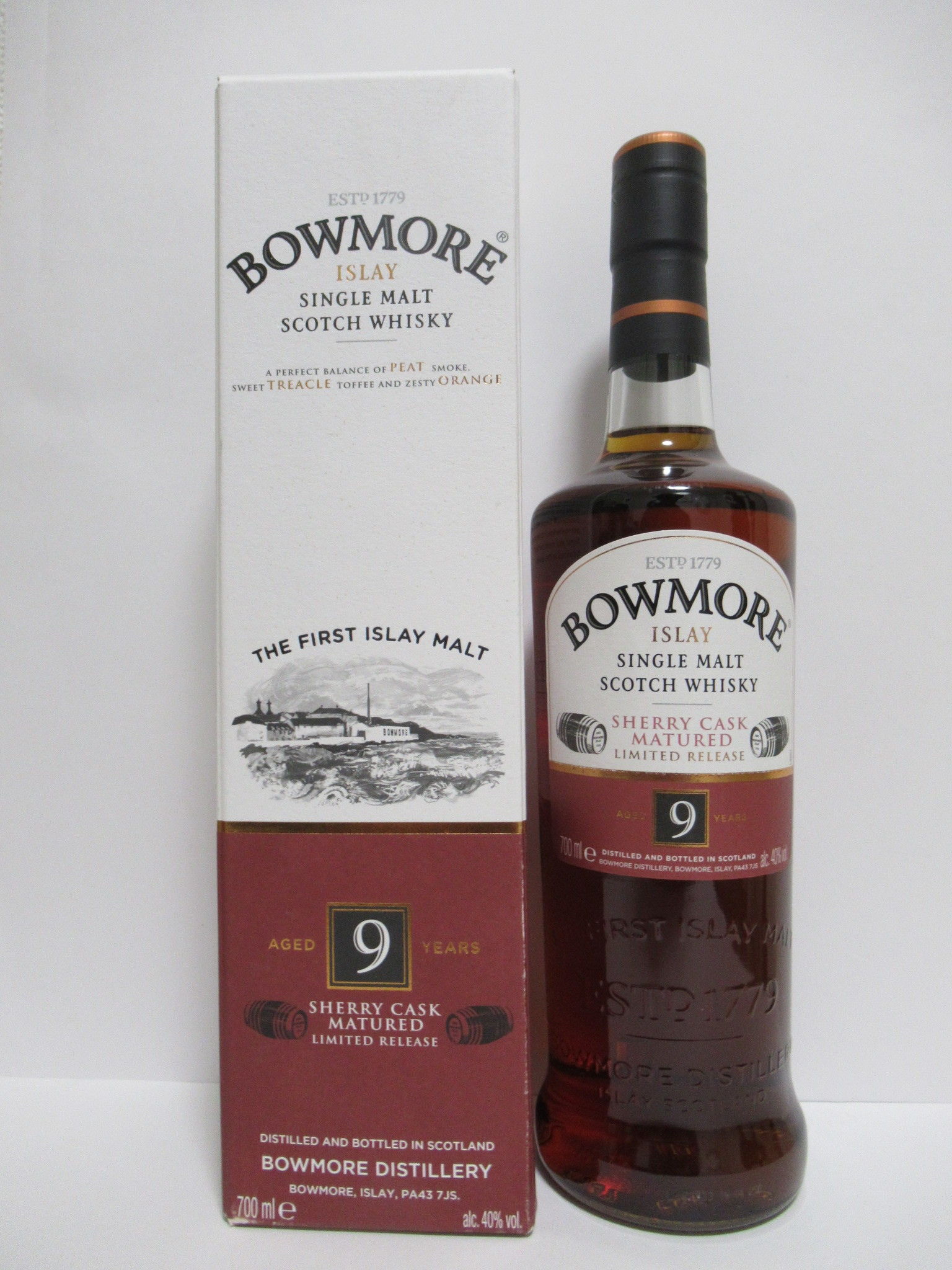 ◆Bowmore ボウモア◆34年 1971年 シェリーウッド 700ml◆ ボウモア9年 シェリーカスク Bowmore 9 Year Old Sherry Cask 4
