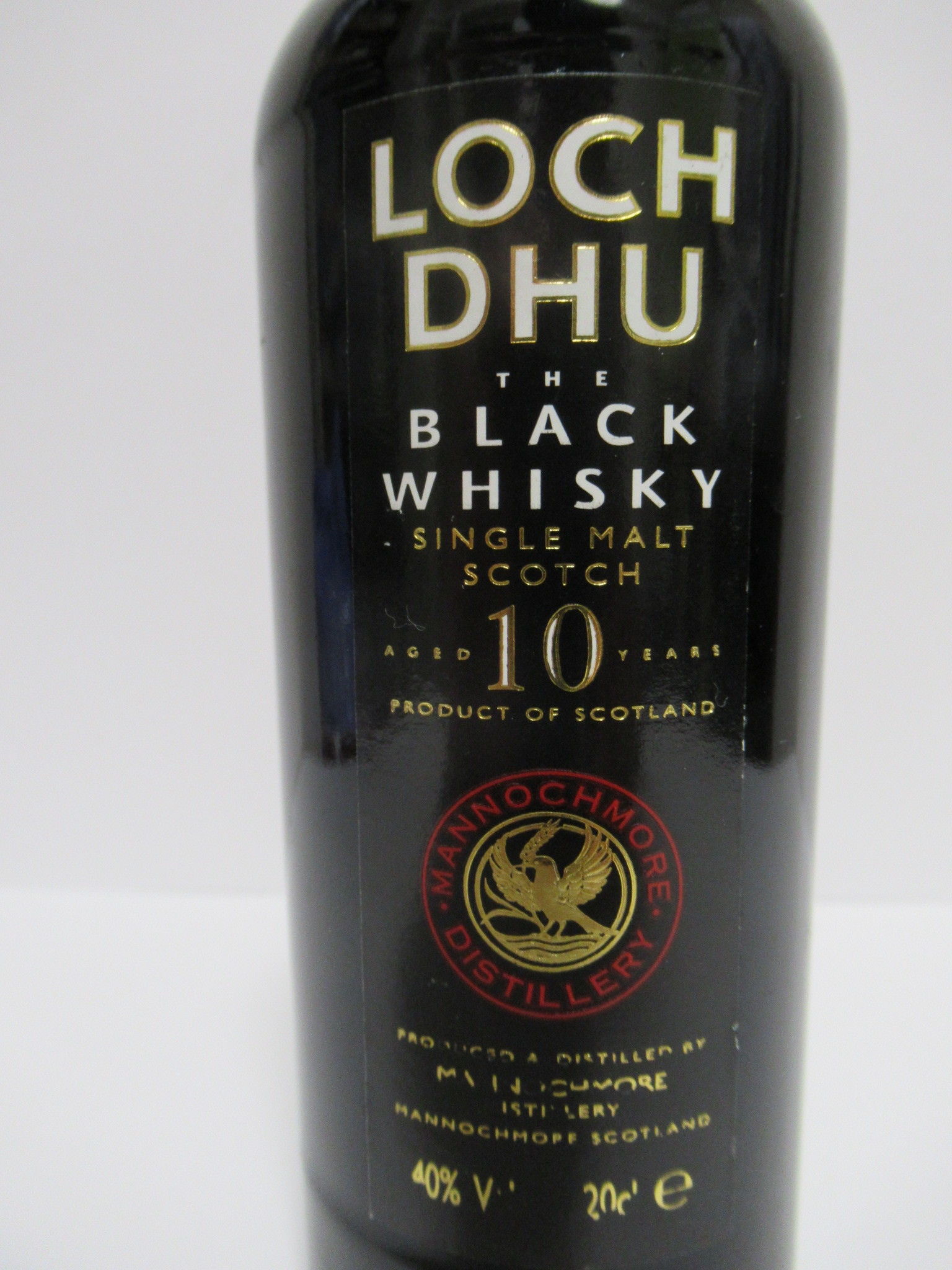 ロッホデュー10年　LOCH DHU 10 ウイスキー 200ml 3本セット ロッホデュー10年 Loch Dhu 10 Year ＊ 200ml ブラックウィスキー |