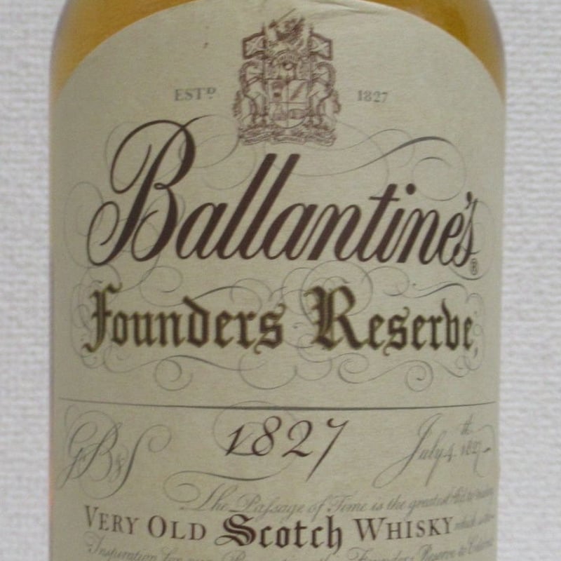 【古酒】Ballantine's Founders Reserve バランタイン Ballantine's Founders Reserve 1990s | MALT HOUS