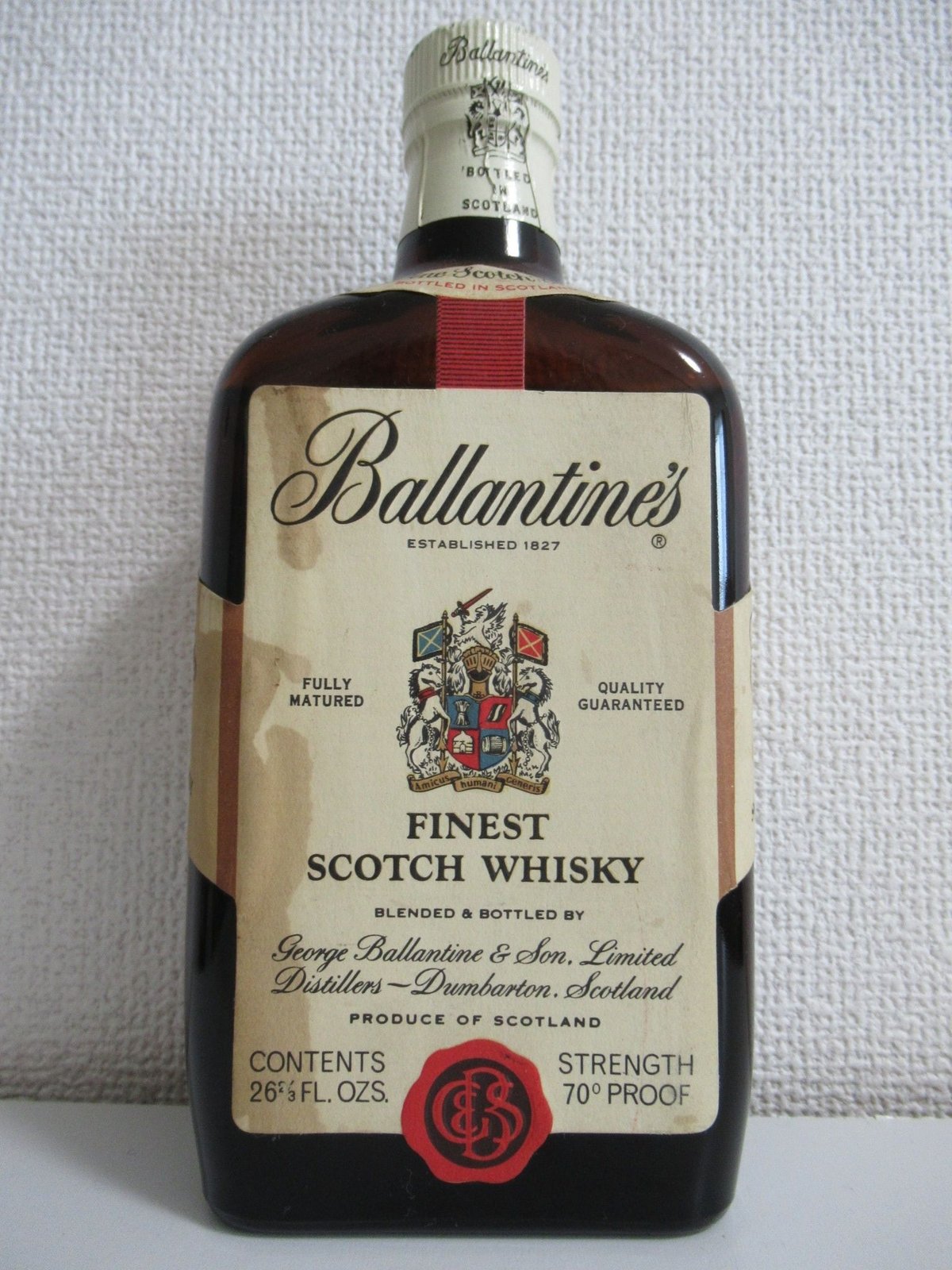 バランタイン　ファイネスト　特級　750ml 古酒 バランタイン 70年代ボトル ファイネスト | MALT HOUSE NMKK