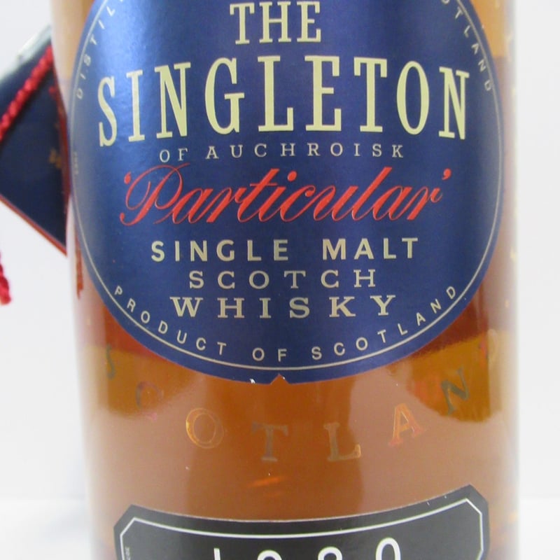 AUCHROISK - SINGLETON 1980 PARTICULAR (75CL) |