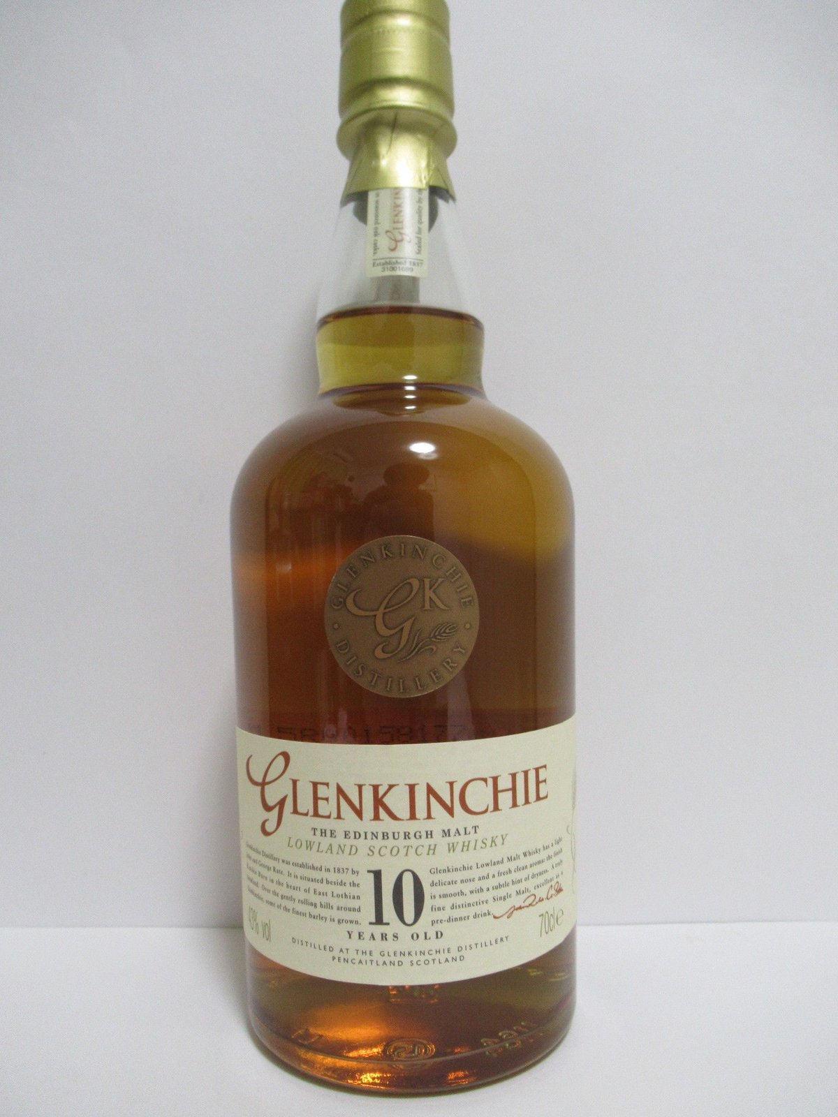 グレンキンチー 10年 700ml ローランド スコッチウィスキー 古酒 グレンキンチー 10年 700ml ローランド スコッチウィスキー 古酒