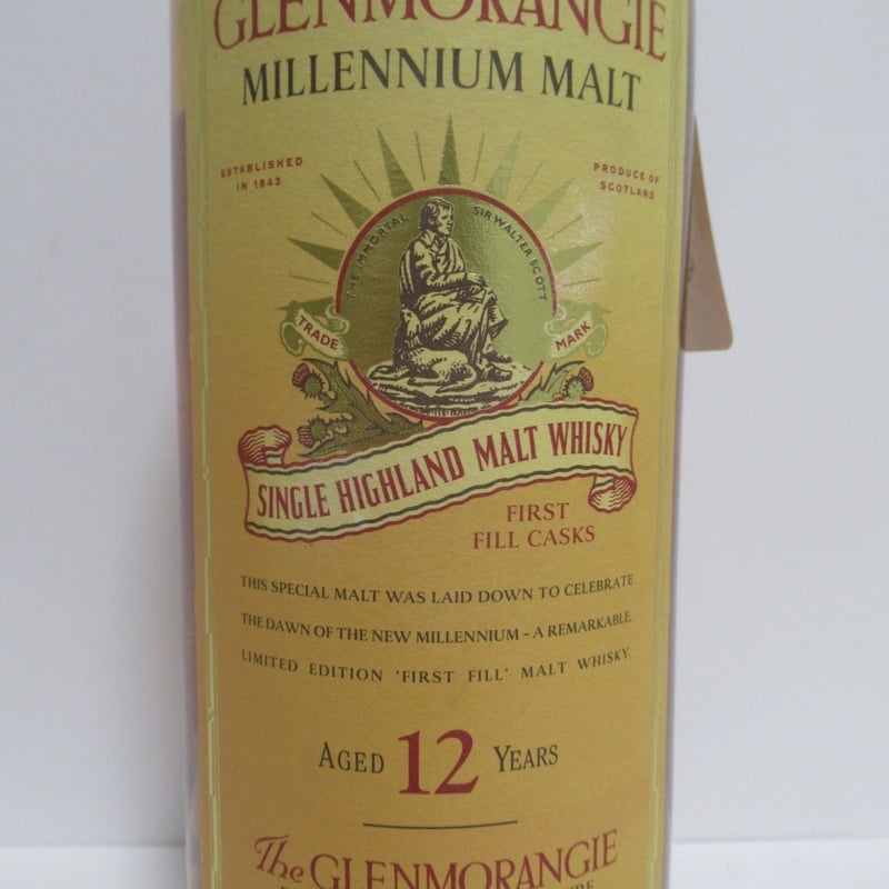 グレンモーレンジィー12年 ミレニアムボトル Glenmorangie 12 グレンモーレンジィー12年 ミレニアムボトル Glenmorangie 12