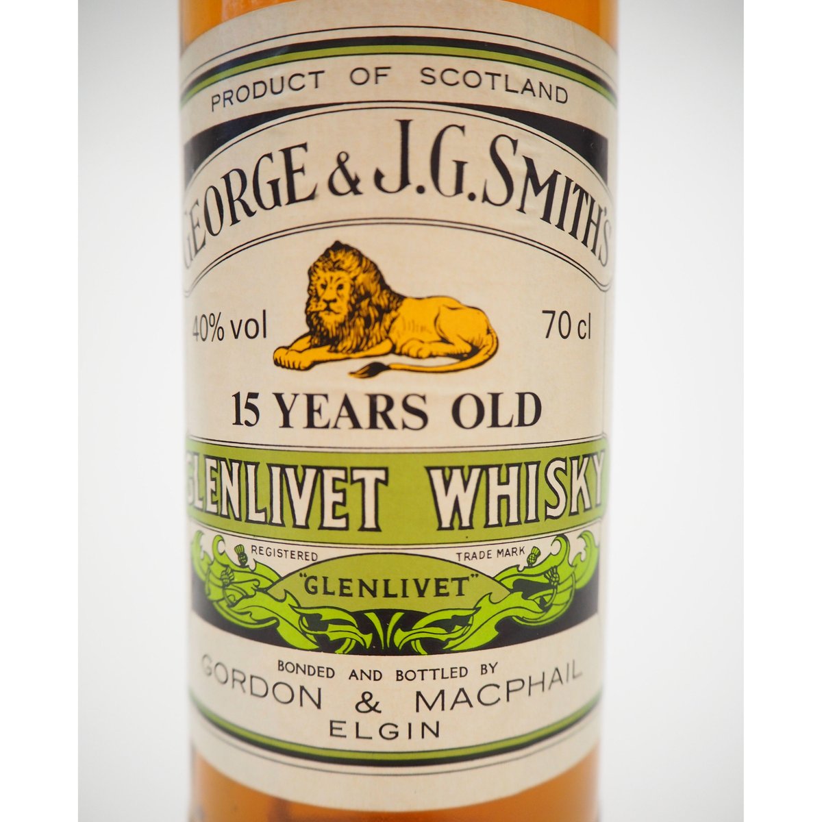【G&M ライオン 】Glenlivet 15 Years Old 700ml 15 Years Speyside Single Malt Scotch Whisky - The Glenlivet US