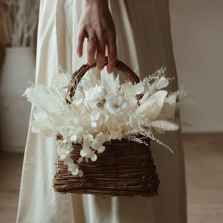 flower bag bouquet