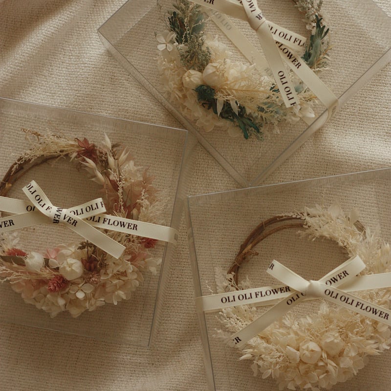 フレンチリース セール】 オリジナルチュールレース×ローズローズリースプリント