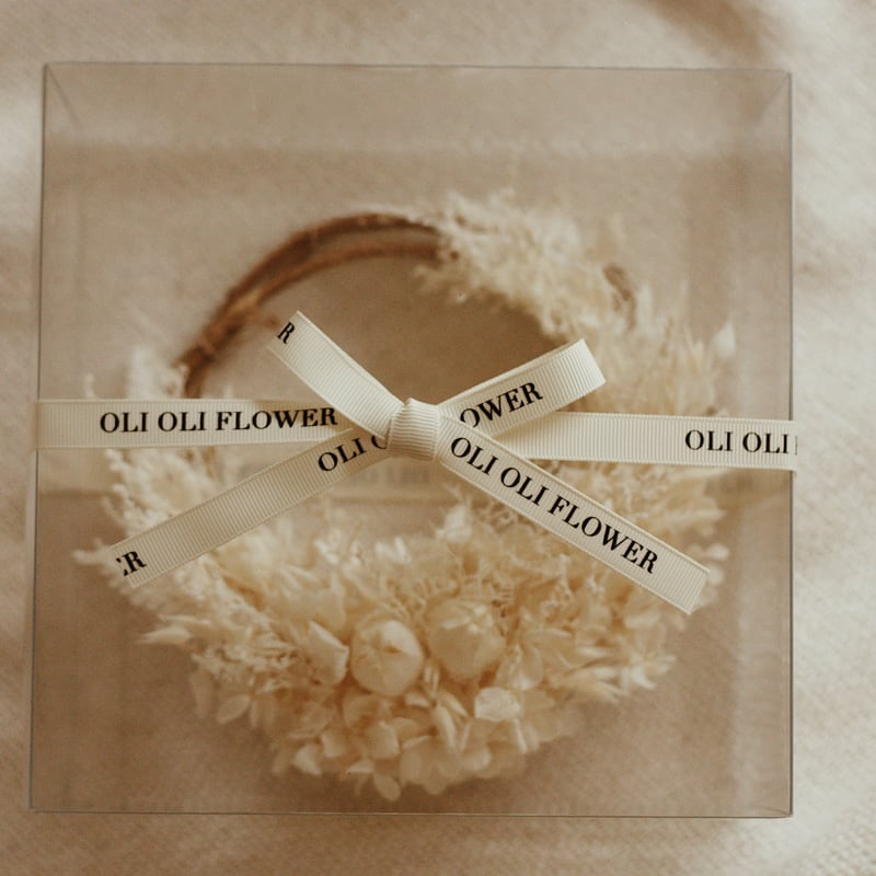 最短翌日発送］三日月ホワイトリース | OLIOLI FLOWER
