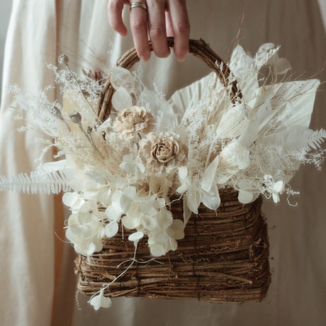 flower bag bouquet