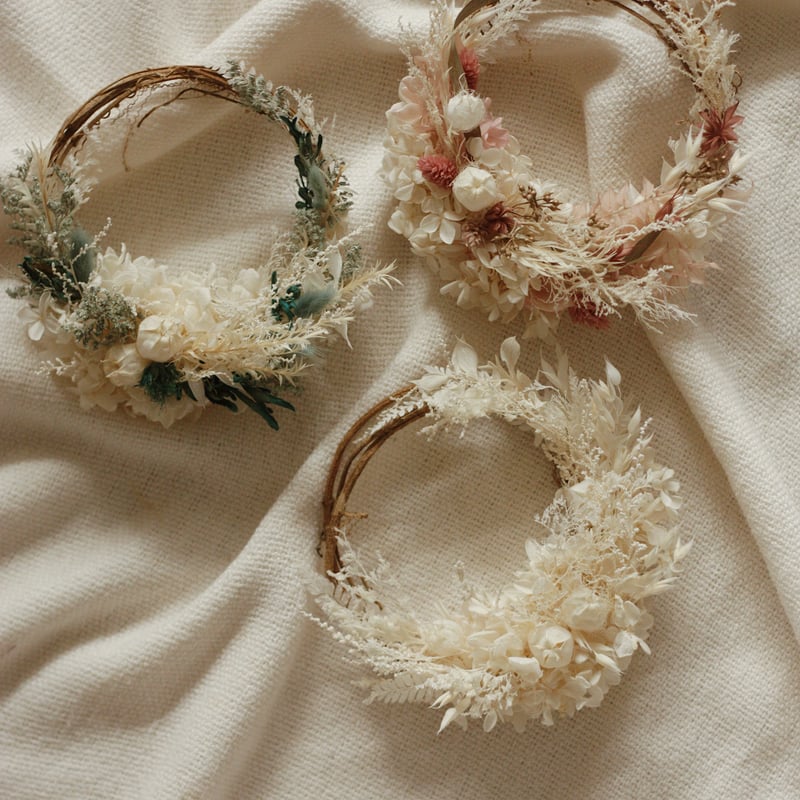 三日月リース 三日月リース】 Crescent Wreath 通販｜プリザーブドフラワー