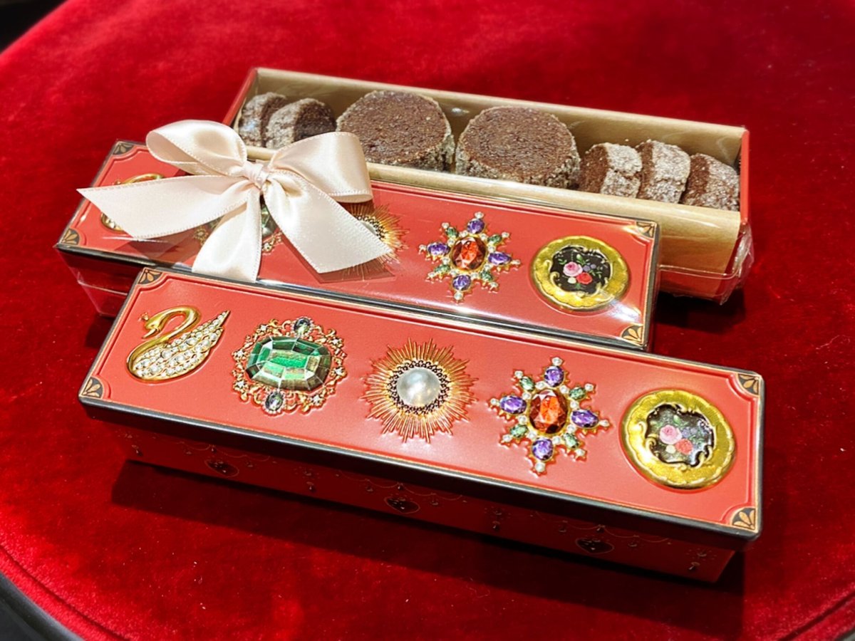 合計5缶までの購入用】サブレショコラのビジュー缶(レッド) | オペラ通り