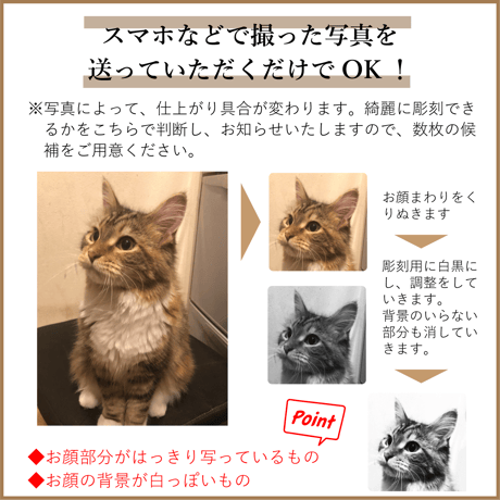 ペットのランチョンマット◆名入れ◆写真彫刻◆コルク厚3㎜◆