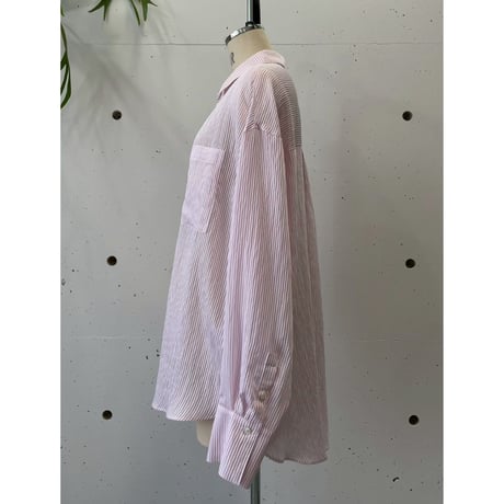 phuketストライプビックシャツ/BL-20-55PNK