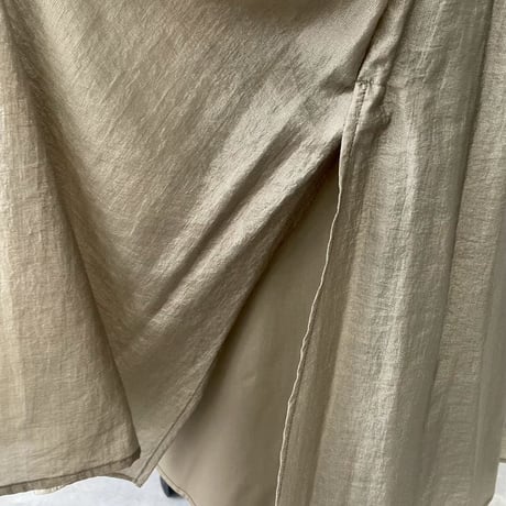 liruaリバーシブルロングスカート/SK-14-03KHK