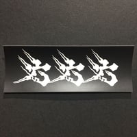 六六六横並びステッカーS