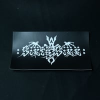 THE WACK × SIXTY SIXX ステッカー　コウモリ後