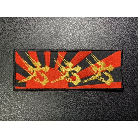 60.6cmワフー曹長サイドパッチ海外カスタム別注インディアンス廃番ブラック刺繍 黒豹PC顔》 新品Black panther 黒豹 ブラックパンサー 刺繍