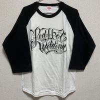 RED HOT WELDING ラグラン七分袖Tシャツ