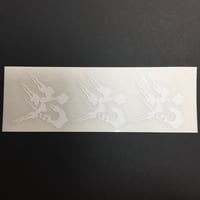 六六六横並び切り文字L