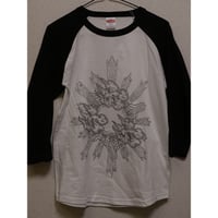 六六六　流雲　ラグラン七分袖Tシャツ