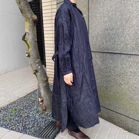 （g）／グラム　ライトデニムシャツワンピース