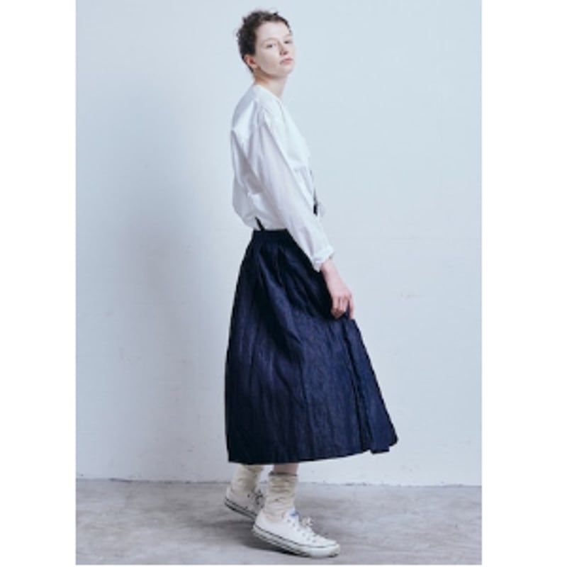 g)/グラム LIGHT DENIM ONE SEHULDER SKIRT（ライトデニムワン