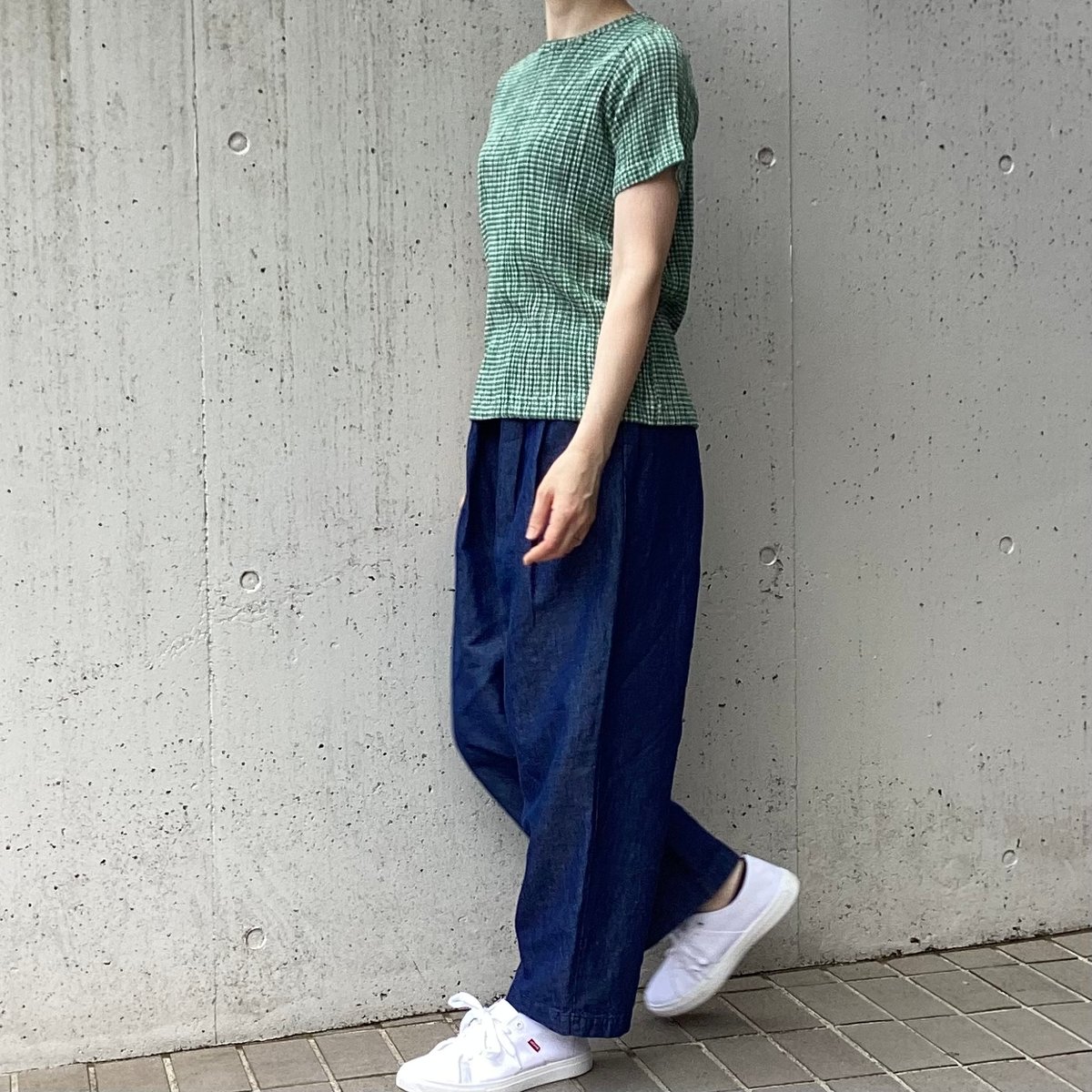 TRAVAIL MANUEL／トラバイユマニュアル コットンリネンデニム