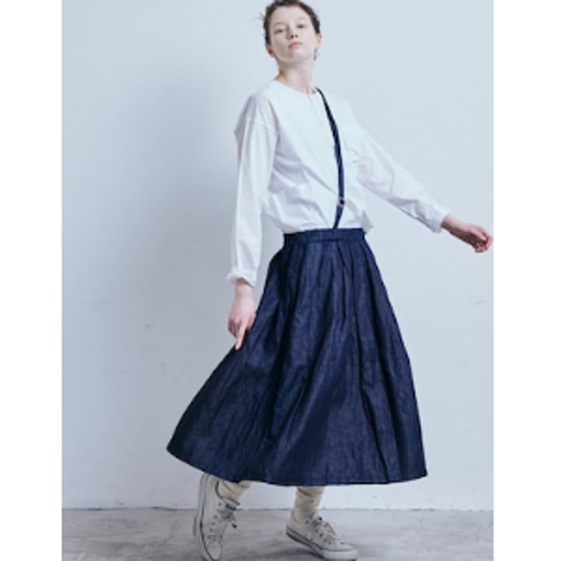 g)/グラム LIGHT DENIM ONE SEHULDER SKIRT（ライトデニムワン