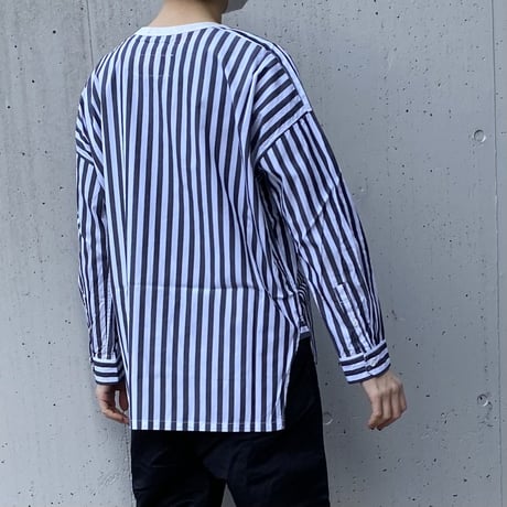 universal tissu   バーバーストライプ   ワーキングシャツ