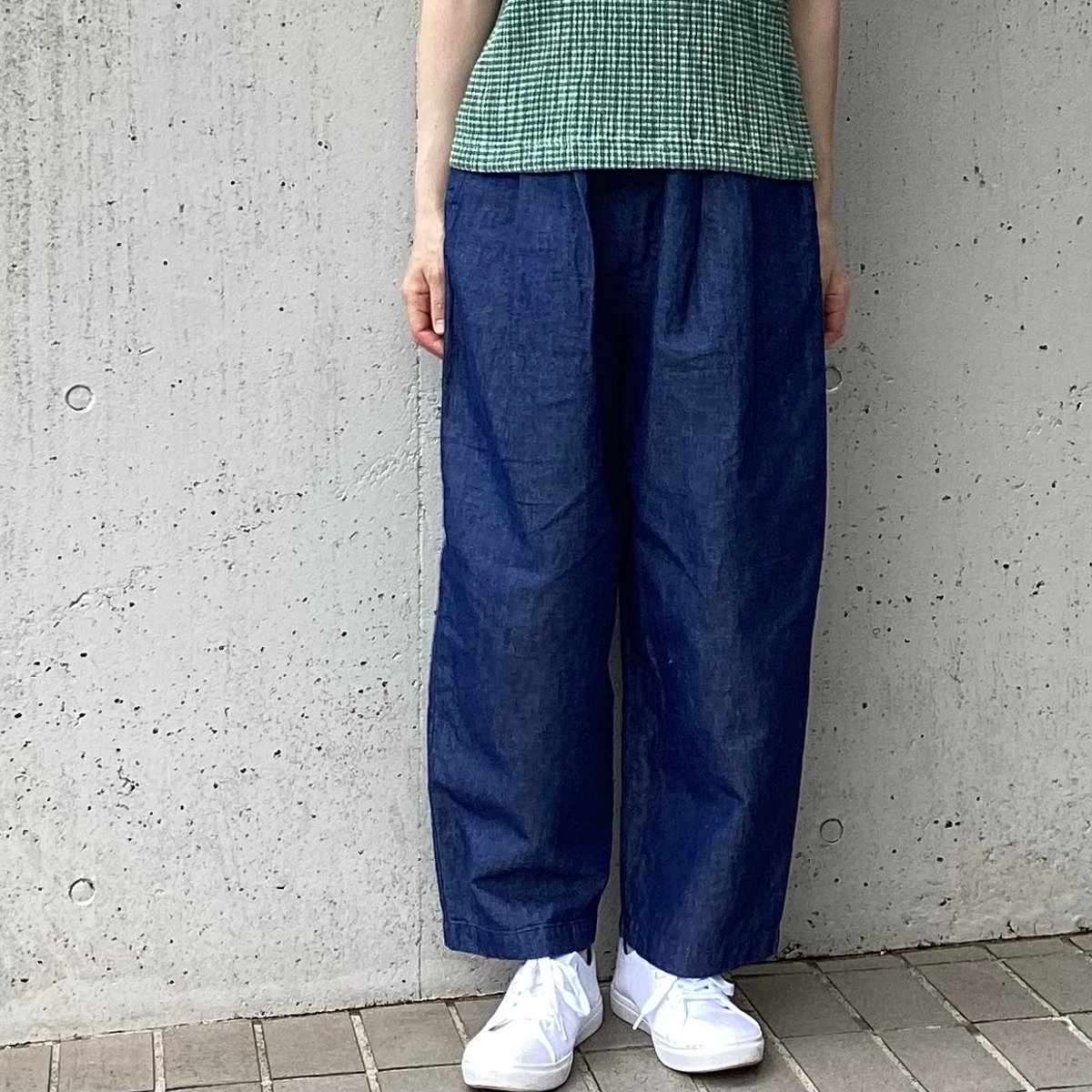 TRAVAIL MANUEL コットンリネンデニム ノマドパンツ 楽天市場】travail manuel（素材（生地・毛糸）麻・リネン
