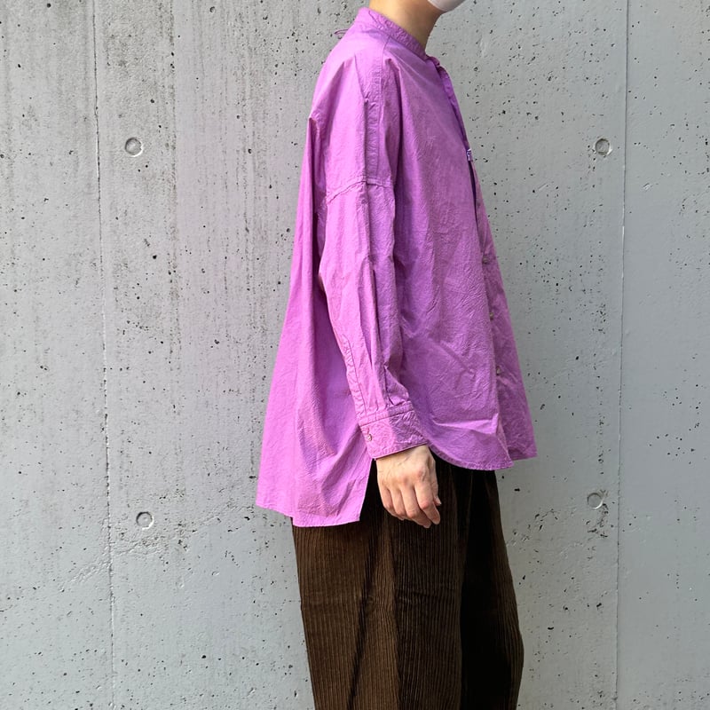 yuni／ユニ コットンキャッチワッシャー ワイドブラウス '24AW