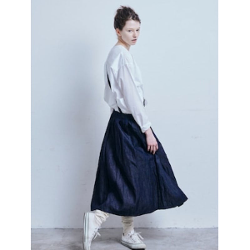 g)/グラム LIGHT DENIM ONE SEHULDER SKIRT（ライトデニムワン