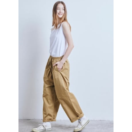 (g)/グラム　CHINO CLOTH POKKA PANTS（チノクロスポッカパンツ）