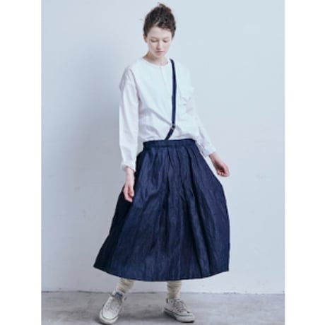 (g)/グラム　LIGHT　DENIM　ONE　SEHULDER　SKIRT（ライトデニムワンショルダースカート）