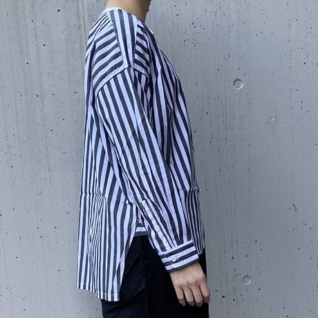 universal tissu   バーバーストライプ   ワーキングシャツ