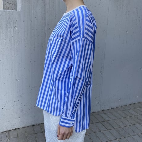 universal tissu   バーバーストライプ   ワーキングシャツ