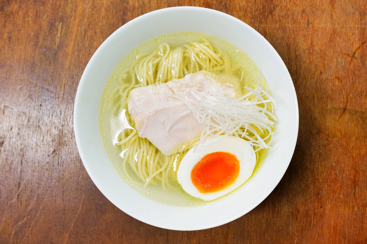 【中古】 ケータイラーメン王 天草大王公元の鶏塩無添加ラーメンセット（中華麺 細・スープ付き）｜4